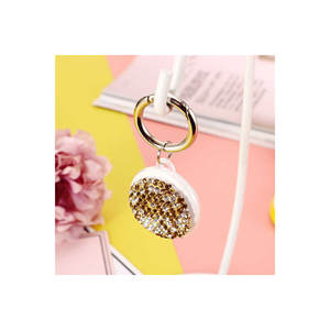 Netzy 03 Compatible avec Airtag Porte-clés en cristal Or Silicone pour un suivi facile - Product Image 3