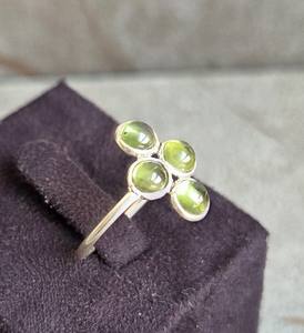 Fabriqué à la main 925 bague en argent Prehnite pierre précieuse bijoux de mariage ethnique à la mode pour les femmes cadeau de fête de fiançailles OEM disponible - Product Image 6