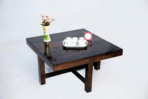 Table basse faite à la main en palissandre de Sesham massif Style traditionnel avec étagères de rangement décoratives pour meubles de salon à la maison - Product Image 3