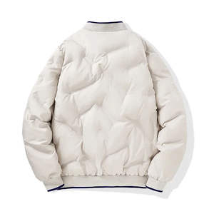 Premium hommes doudoune élégant design rembourré coupe-vent manteau chaud matériau souple à la mode décontracté hiver vêtements de mode - Product Image 5