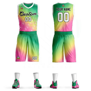 Fabricante Baloncesto Jersey Sublimación Diseña Tus Propias Imágenes Baloncesto Uniforme Para Unisex BSCI, poliéster, ropa deportiva - Product Image 3