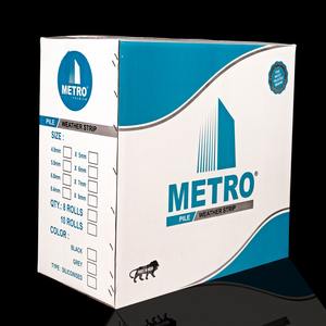 Joint d'étanchéité en plastique siliconé de qualité export 12,5*7*8-4P pour portes et fenêtres, accessoires, fourniture OEM, taille personnalisée - Product Image 3