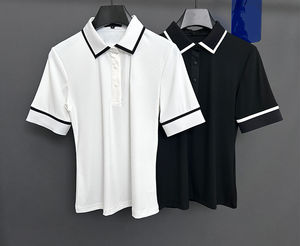 Chemise de golf classique personnalisée de haute qualité, évacuation de l'humidité, mince, séchage rapide, impression complète, style décontracté, polyester pour t-shirt polo - Product Image 1