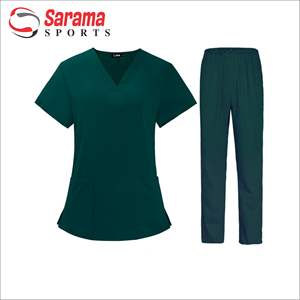 New Style V-neck Medical Scrubs Uniform Wholesale Waterproof Hospital Medical Scrubs for Unisex - Product Image 6