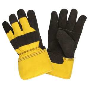 Guantes de Seguridad de Cuero de Grano Dividido en Oferta, Cuero Auténtico de Alta Calidad, Cuero de Vaca Dividido - Product Image 1