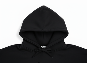 เสื้อมีฮู้ดแบบสวมหัวของผู้ชายโอเวอร์ไซส์ผ้าปักลายแบบมีความสุขผ้าฝ้าย100% 400gsm ออกแบบได้ตามต้องการสำหรับฤดูหนาว - Product Image 2