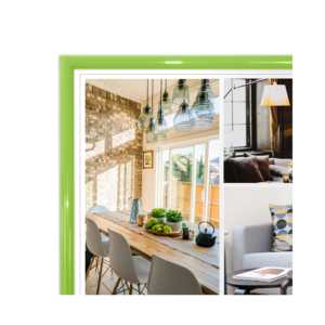 Cadre d'affiche en plastique vert clair, taille 61 x 91,5 cm - Product Image 4