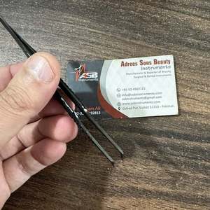 Pince à cils à 90 degrés, outil de beauté en acier inoxydable personnalisable, léger, impression de logo personnalisée, service OEM - Product Image 4