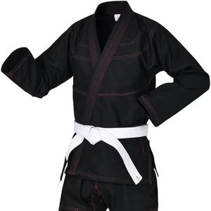 Kimono de Jiu-Jitsu pour homme, ensemble de kimono de Jiu-Jitsu pour adulte, coton léger, respirant, séchage rapide, uniforme d'entraînement avec ceinture pour la pratique quotidienne - Product Image 6