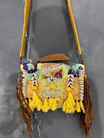 Tas selempang Hobo antik etnik, tas ujara Boho tas bjara, tas bahu bordir tangan India,