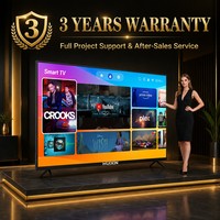 Solusi Proyek Hotel Smart TV 65 Inch |   Panel BOE/CSOT A+ Asli |   Televisi Layar Tanpa Bingkai Berbahan Aluminium