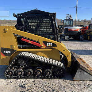 CAT 247B3 Cabine complète Chaleur/froid AC Turbo Diesel Puissance Hydraulique Coupleur Rapide Commandes Manuelles Pilotes 72 Godets Chargeurs d'occasion - Product Image 4