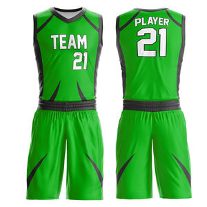 Uniformes de basket-ball réversibles pour jeunes personnalisés cool ensemble maillot de basket-ball pour hommes - Product Image 6