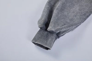 Sudadera con Capucha Lavada Personalizada de Alta Calidad, Ropa Urbana, Sudadera Extra Grande, Sudadera con Capucha y Cremallera con Lavado Ácido - Product Image 5