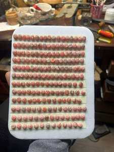 Natural Rhodochrosite Round Shape Top Cabochon Loose Very Rare Gemstone Jewelry Making Loose Gemstone Rhodochrosite - Product Image 5