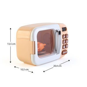 ROBINCOOL. 'HAPPY GOURMET' <b>Microwave</b> Oven <b>Toy</b> 40 X 12 X 21 CM with Accessories Sound and Light Effects - Product Image 4