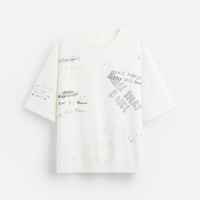 T-shirt graphique décontracté pour homme – Coupe confortable à épaules tombantes, 100 % coton, imprimé, style streetwear, écologique, coupe ample