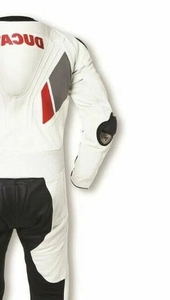 Traje de carreras de motos de cuero estilo Ducati personalizado para hombres | Equipo de montar en moto certificado CE de una pieza Suministro de fábrica OEM - Product Image 4