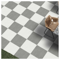 Carreaux de sol modernes 500x500mm en céramique imitation brique murale extérieure, robustes et antidérapants, pour parking, hôtel, villa, sous-sol, centre commercial 5