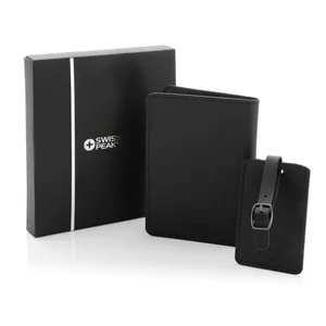 Set Regalo per Viaggi Sostenibili Swiss for Peak, Kit di Gadget in PU Riciclato - Product Image 3
