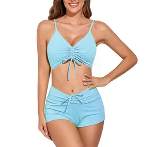 Set Bikini desain terbaik set Bikini wanita kualitas baru kustom set Bikini harga rendah untuk penjualan Online