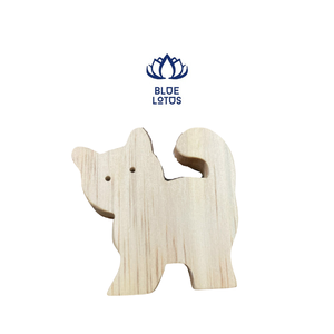 Cadeau d'anniversaire pour bébé, animaux de la forêt en bois - Product Image 1
