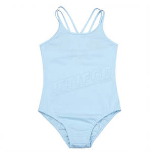 Robe de gymnastique une pièce sans manches à col en V Robe de gymnastique de haute qualité pour dames - Product Image 4