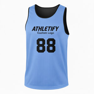 Uniformes de baloncesto personalizados OEM, camisetas de equipo reversibles para hombre, 100 poliéster, malla transpirable, impresión Digital de secado rápido - Product Image 1