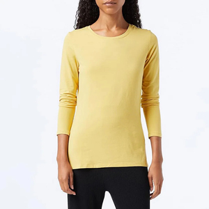 Camisetas de Manga Larga de Verano, Tejidas, 100% Algodón, Casuales, Duraderas, Diseño Simple, Fáciles de Combinar, para Uso Diario - Product Image 4