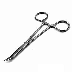 Top Selling Halsted Mosquito Forceps 12.5cm Straight & Curved High Quality Stainless Steel Artery Forceps Surgical Instruments - Product Image 1