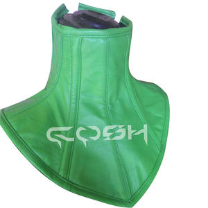 Corsé gótico de cuero verde - Product Image 1