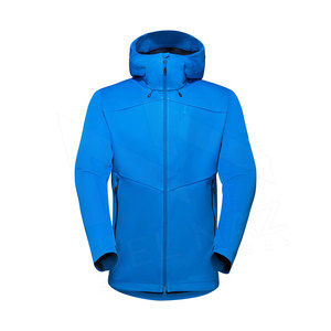 Veste Softshell de style High Street pour hommes pour la saison d'hiver respirant à capuche vêtements de sport en plein air à la mode - Product Image 1