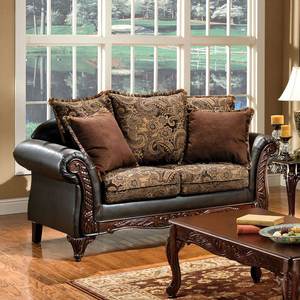 ชุดห้องนั่งเล่นไม้สักเจสสิก้า พร้อมงานแกะสลัก สีน้ำตาล - Product Image 4