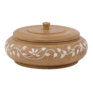 Cacerola de madera con tapa a juego, regalo de inauguración de la casa, calidad lujosa, novedad - Product Image 3