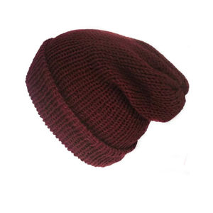 Gorro de punto acrílico de invierno de alta calidad, gorro con logotipo personalizado, colores sólidos, venta al por mayor para playa y viajes, ropa personalizada OEM - Product Image 4