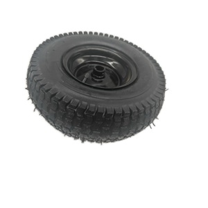 Vietnam's Modern 13x5.00-6 Pneumatic Air Wheel <b>Barrow</b> Top New Iron & Rubber Caster Wheels for Material Handling Equipment Parts - Product Image 1