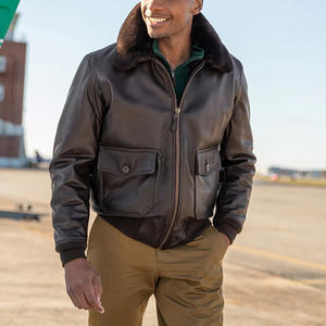 OEM Custom <b>Pilot</b> Bomber <b>Jacket</b> With Logo Printing Embroidery Mens Womens Fashion Stylish Streetwear Outerwear Supplier - Product Image 4