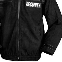 Blouson de sécurité bleu personnalisable pour homme Vêtements de service tactiques avec patchs brodés et fermeture à glissière