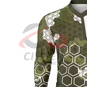 Top haute qualité 100% Polyester impression numérique maillot de course coupe-vent respirant moto Auto course porter maillot à vendre - Product Image 5
