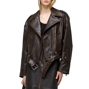 Veste en cuir pour femme de haute qualité, respirante, dernier design tendance, nouvelle collection, veste de luxe respirante de haute qualité - Product Image 1