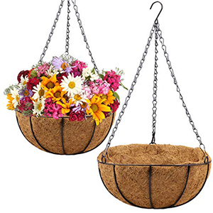Coco Coir Creations Jardinières de panier élégantes pour jardin Élevez votre décor de Noël avec des jardinières de Noël élégantes - Product Image 5