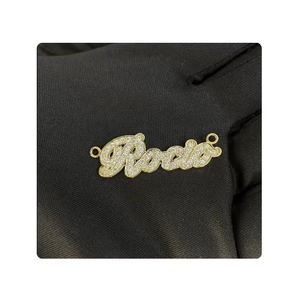 Comprar Joyería de diamantes 10kt oro pureza con colgantes cultivados en laboratorio nombre personalizado diamantes colgantes de diamantes colgantes para mujer joyería de moda - Product Image 6