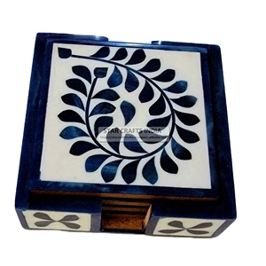 Incrustaciones de hueso hechas a mano de forma cuadrada con posavasos personalizados pulidos de alta calidad suministros de cocina manteles individuales accesorios de cocina - Product Image 4