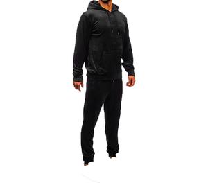 ชุดฝึกวิ่งจ๊อกกิ้งผ้าฝ้าย100% สำหรับผู้ชายชุดวอร์มเล่นกีฬาสองชิ้นกางเกงสำหรับฤดูใบไม้ร่วง - Product Image 3