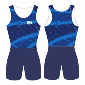 Derniers body shapers amincissants personnalisés sublimation équipe vêtements d'entraînement à l'aviron costumes imprimés numériquement sans manches maillots de haute qualité - Product Image 2