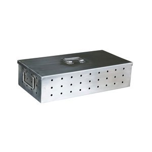 Boîte de stérilisation pour instruments chirurgicaux orthopédiques, équipement médical, boîte à instruments, manuelle, réutilisable, argent, taille personnalisée - Product Image 1