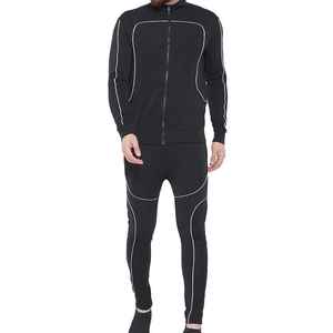 POT FOUR INTERNATIONAL Survêtement de jogging léger pour homme, coupe classique, sweat à capuche zippé, séchage rapide, respirant, 100% coton, neuf - Product Image 1