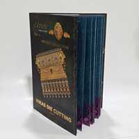 Emballage de bijoux personnalisé professionnel à bas prix, catalogue de colliers, livre relié en couverture rigide, reliure parfaite, papier kraft enduit imprimé