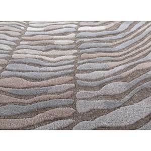 Alfombra de Lana y Viscosa Azul Lúcido, Tejida a Mano, con Patrón Clásico de Diamantes Rectangulares para Sala de Estar o Pasillo, Top-255 (Cs-01) - Product Image 3