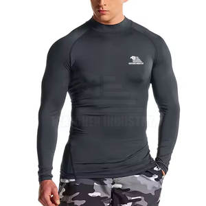 Rash Guard Offre Spéciale Rush Guard combat équipement d'entraînement Rush Guard sur mesure couleur Simple - Product Image 1